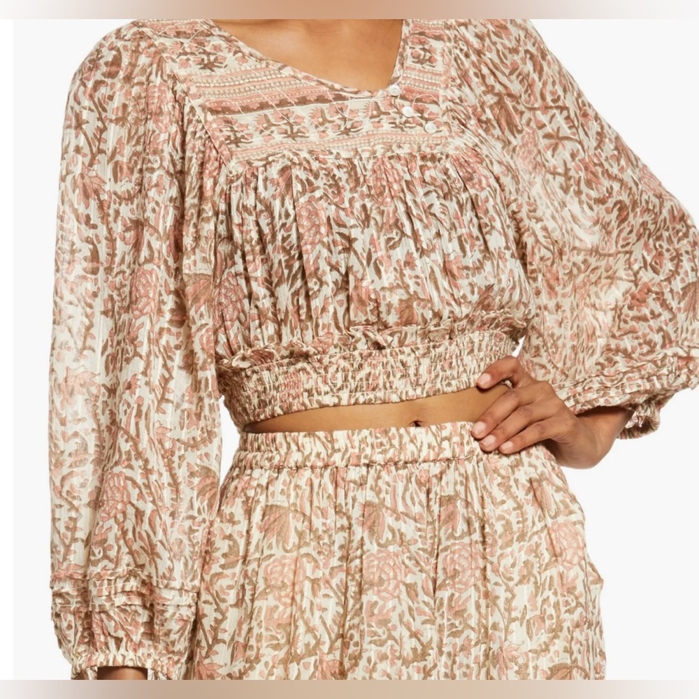 Cleobella Lydia top in Zinnia print
